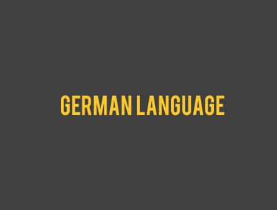 German Language